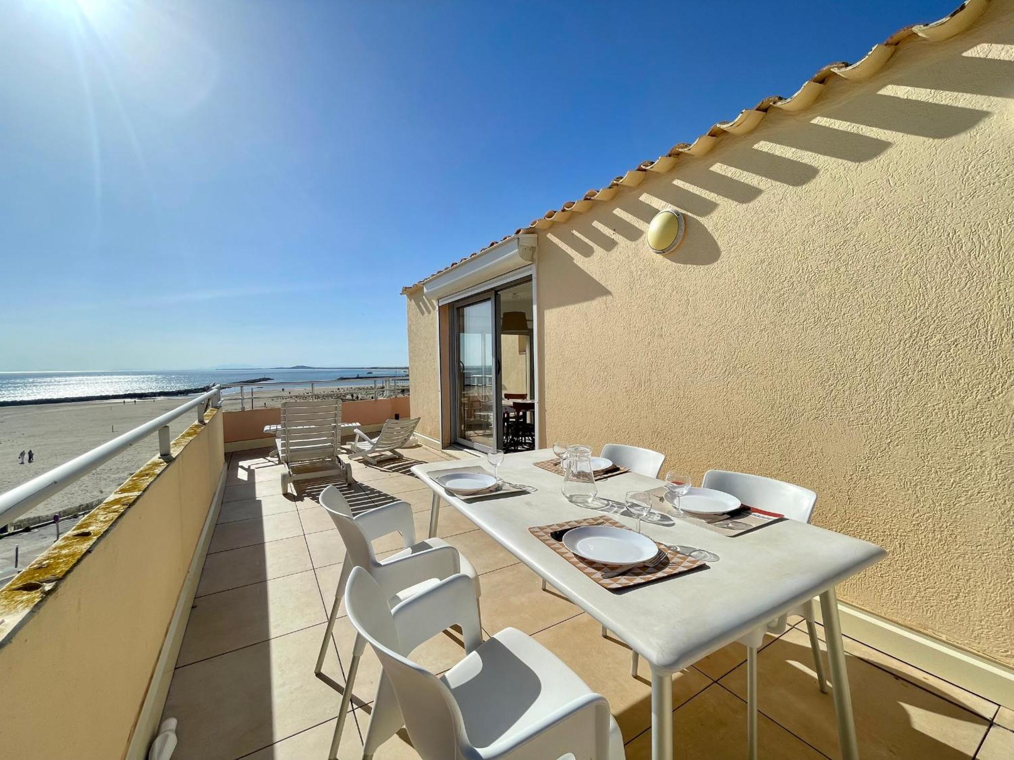 Appartement 2 Pieces Avec Terrasse 25M² Et Parking A 50M De La Plage - Fr-1-338-114 Sete Luaran gambar