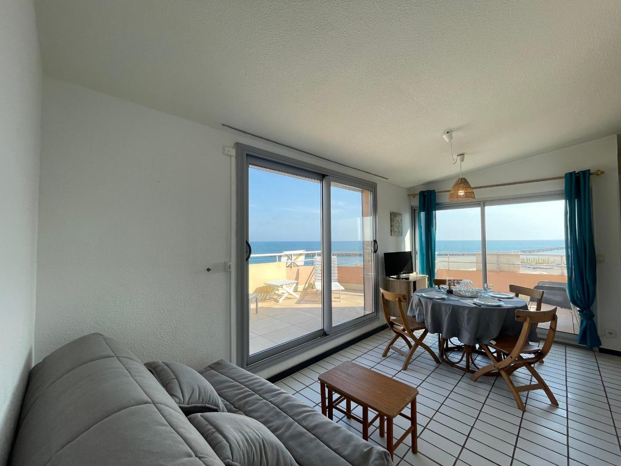 Appartement 2 Pieces Avec Terrasse 25M² Et Parking A 50M De La Plage - Fr-1-338-114 Sete Luaran gambar